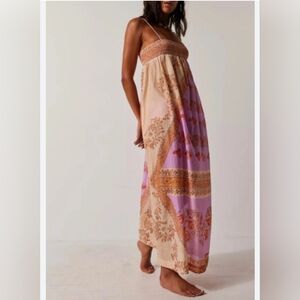Free People Boho Beach Babe Maxi Dress Size Medium